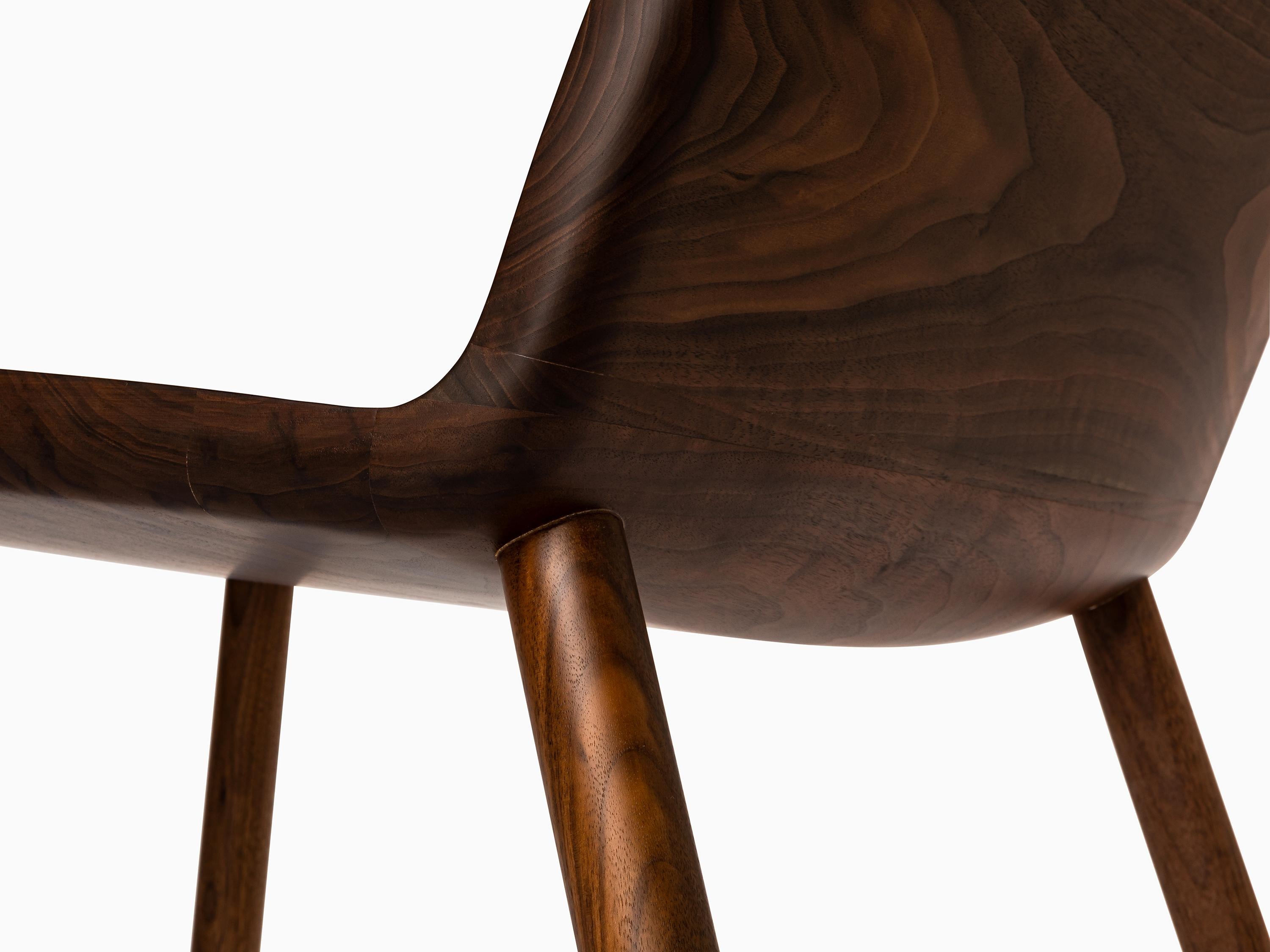 Minimalist Modern Lounge Chair in Natural Oak In New Condition For Sale In Lisboa, Lisboa