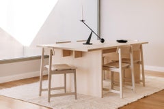BASE– Minimalist Retangular Dining Table in Ash Wood 260x100
