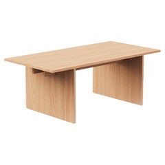 Minimalist Modern Table in Oak Wood