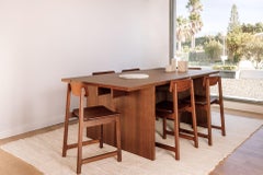 BASE– Minimalist Retangular Dining Table in Walnut Wood 260x100