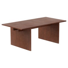 Minimalist Modern Table in Walnut Wood