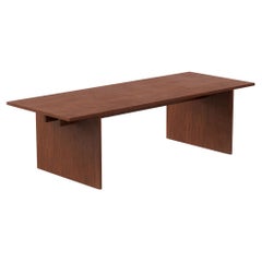 Tavolo moderno minimalista in legno di noce