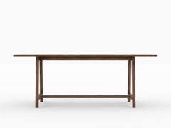 FRAME– Minimalist Retangular Dining Table in Solid Walnut Wood