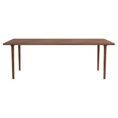 Tavolo moderno minimalista in legno di noce rettangolare