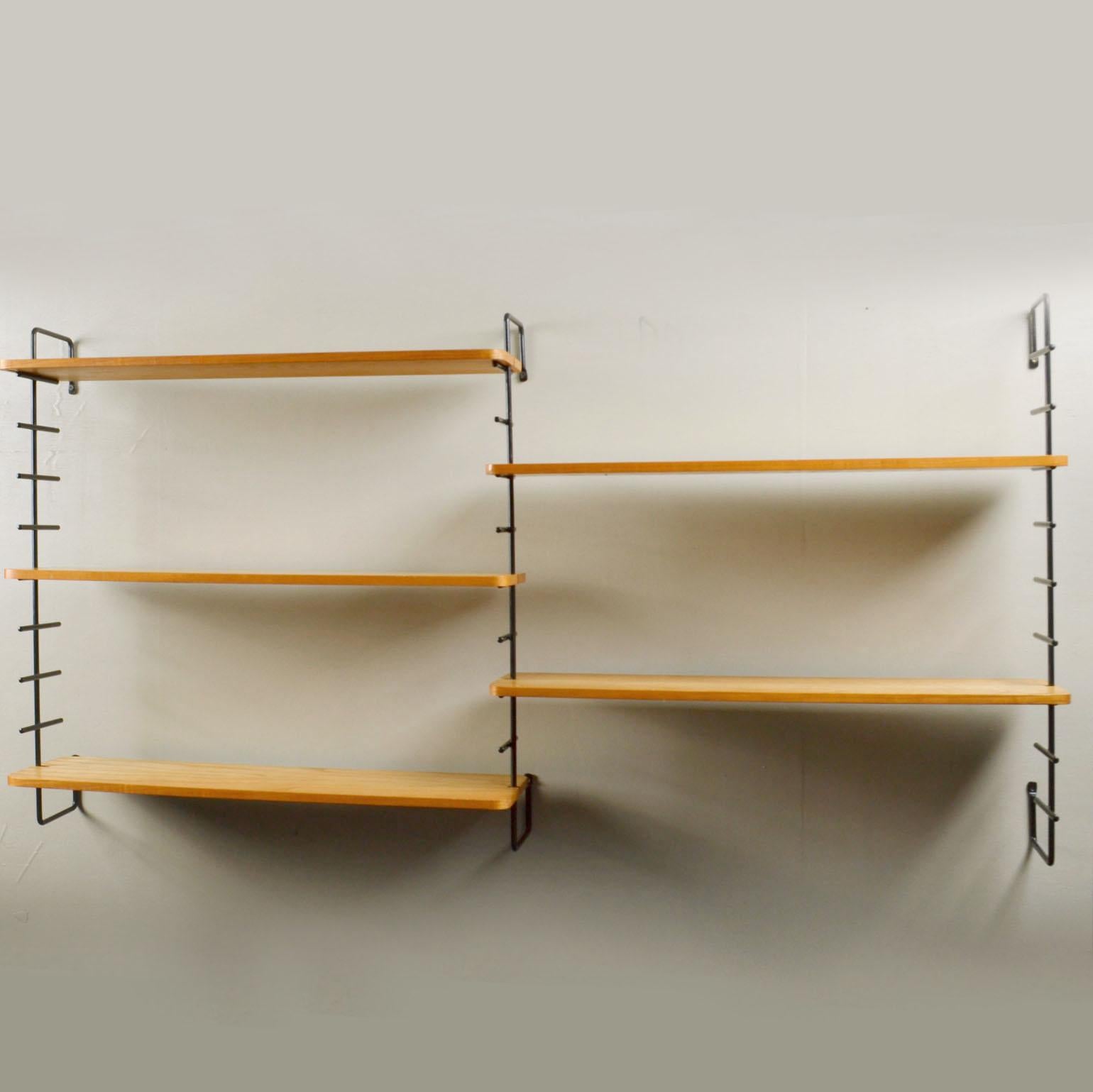 modular shelves wall