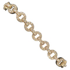 Minimalist Moissanite Connecting Bracelet 925 Sterling Silver Bracelet For Women