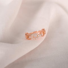 Minimalist Moissanite Ring 925 Sterling Silver Anniversary Gift For Women.