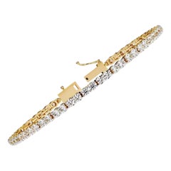 Minimalist Moissanite Tennis Bracelet 925 Sterling Silver For Women.