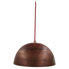 Minimalist Natural Copper Pendant Light "Lámpara Colgante"