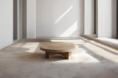 Minimalist Natural Oak Coffee Table - Zen Fundamenta 38 by NONO