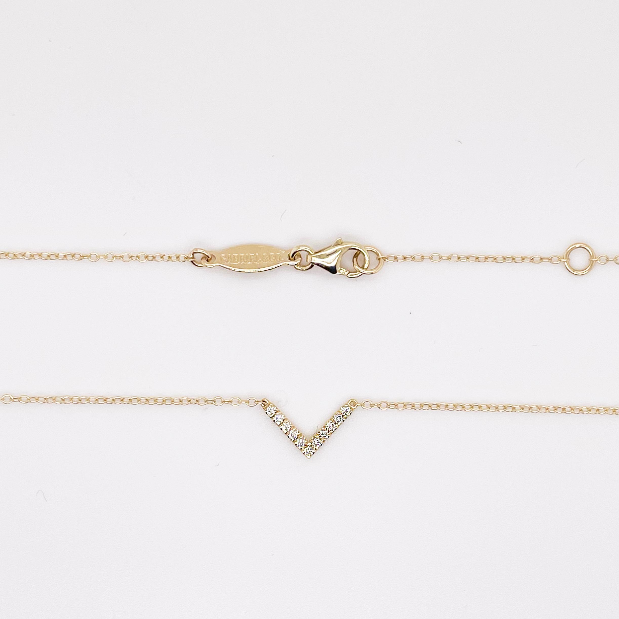 14k gold minimalist necklace