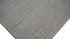 Minimalist Neutral Hand Woven Mohair Wool Rug 9'5''x12'2''