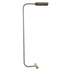 Minimalist Nickel-Plated Brass Reading Lamp by Christian Liaigre, France, 1980s