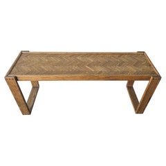Mesa consola minimalista de Oak, de Lou Hodges