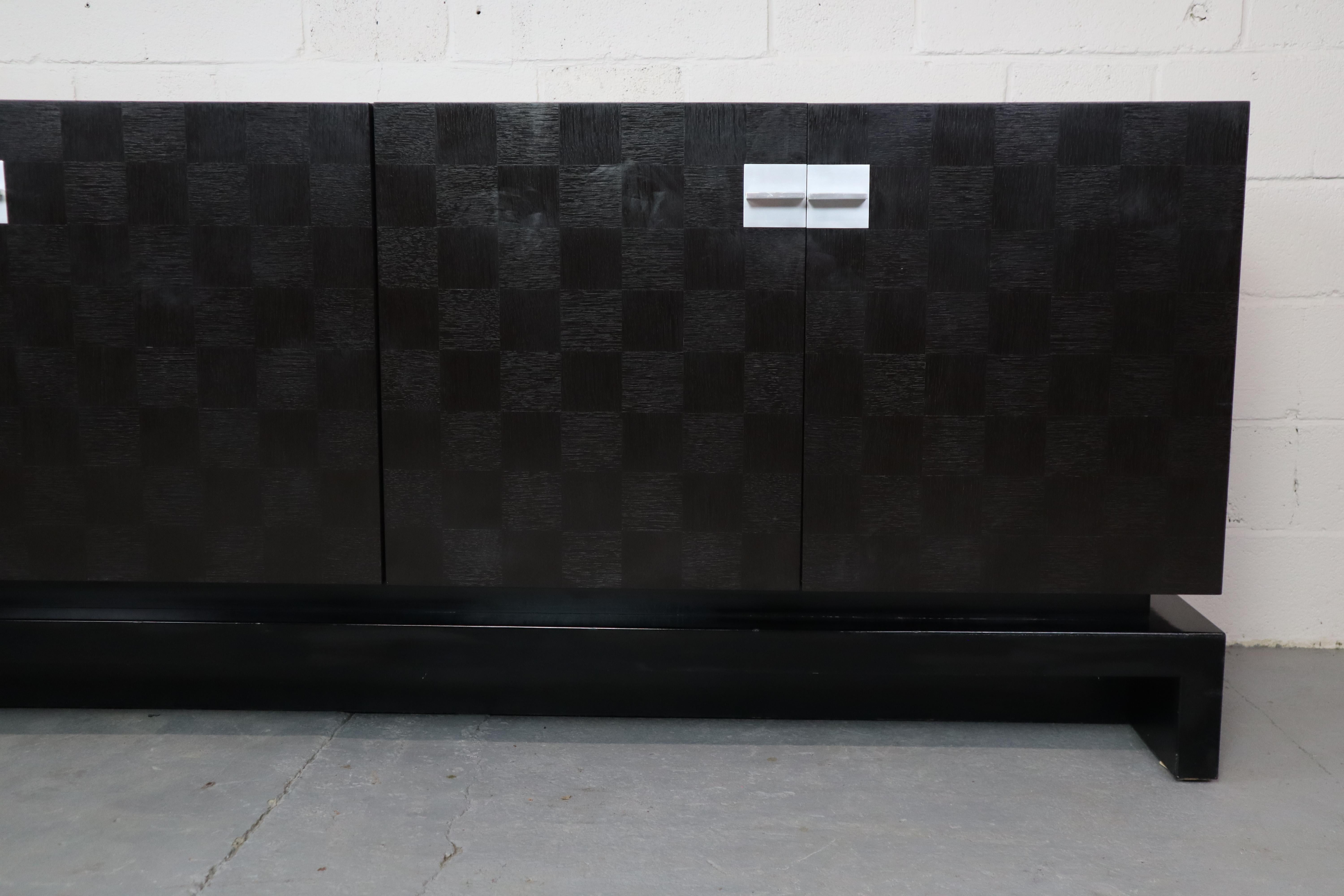 Minimalist oak sideboard by Jean Batenburg for MI, Belgium, 1974 For Sale 2