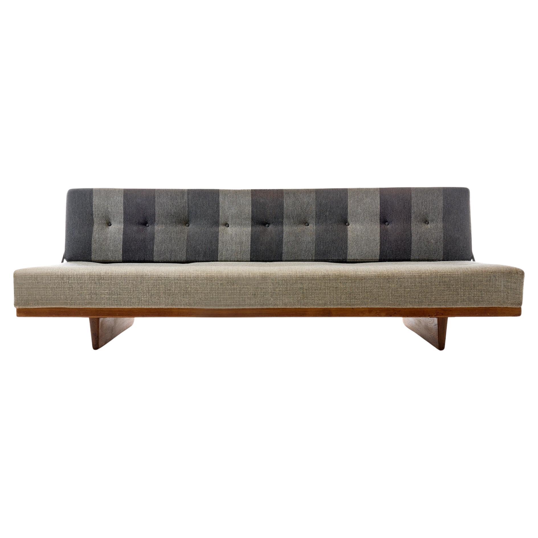 Minimalist Oak Sofa/Daybed by Borge Mogensen, 1950's
