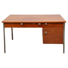 Retro Minimalist Office Desk by Alfred Hendrickx for Belform, Belgium, 1960s