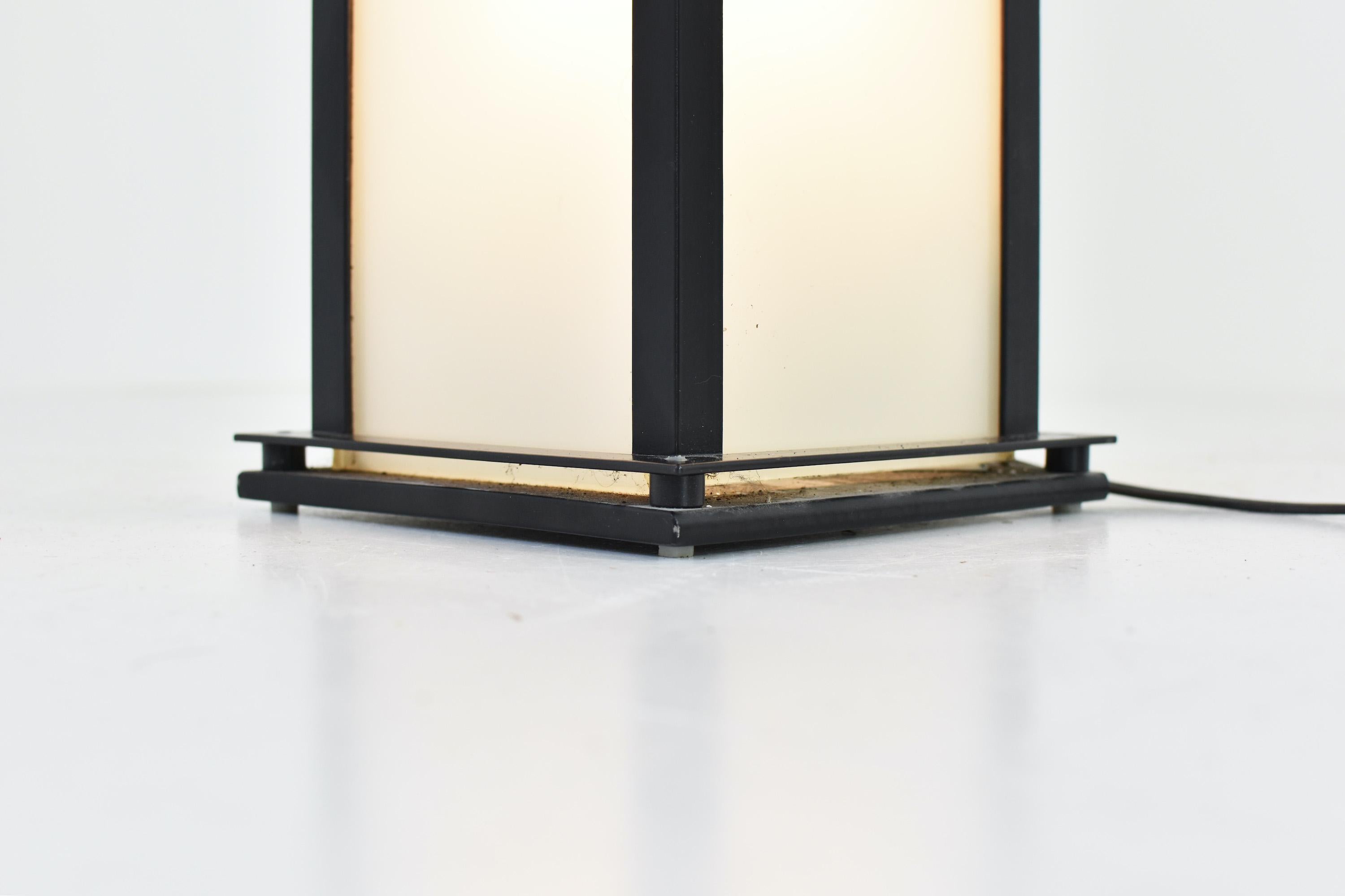 Minimalist Opale Floor Lamp Designed by Fabiaan Van Severen, Belgium 1990's 2