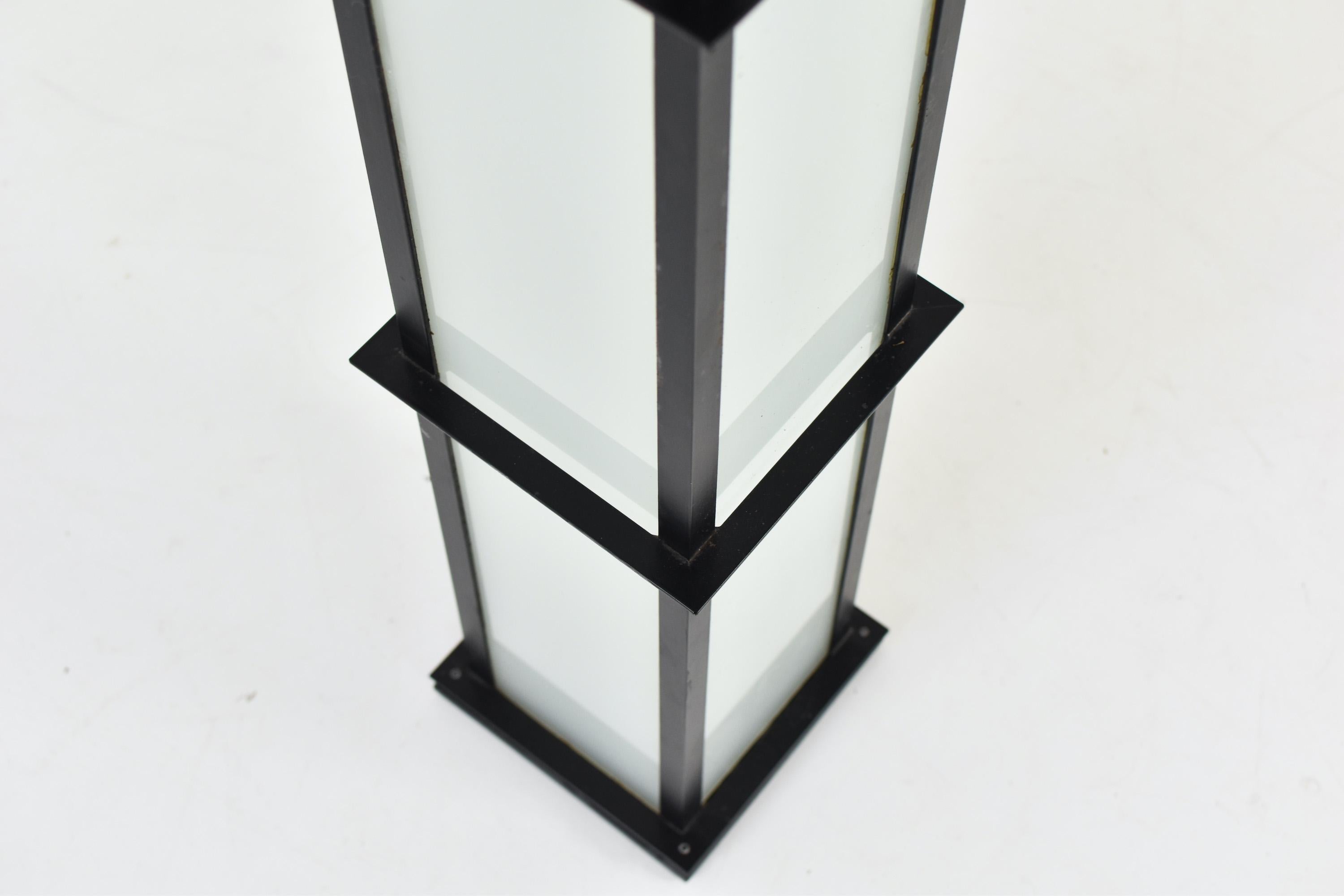 Minimalist Opale Floor Lamp Designed by Fabiaan Van Severen, Belgium 1990's In Good Condition In Antwerp, BE