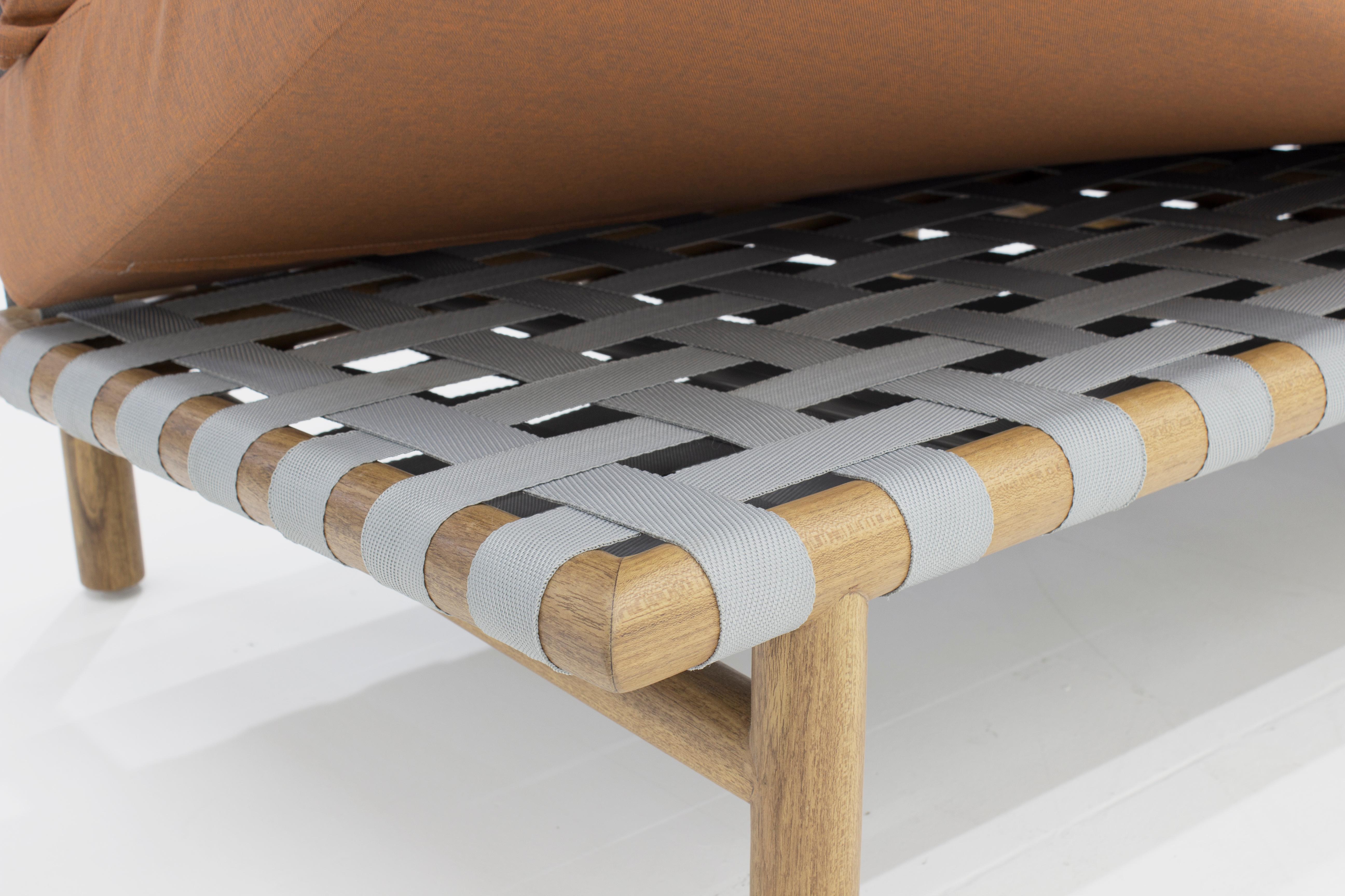 Contemporary Minimalist outdoor armchair 