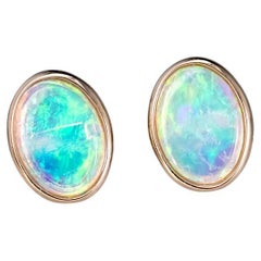 Yellow Gold Stud Earrings