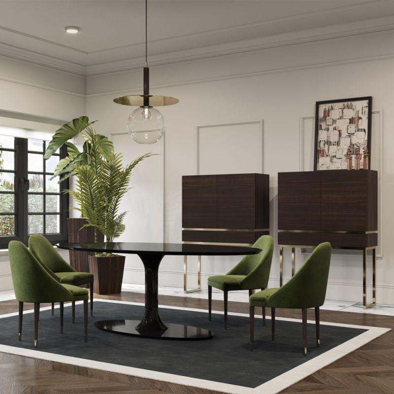 Hand-Crafted Minimalist Oval Dining Table with Aged Oak Top & Beige Grey Lacquered Base For Sale