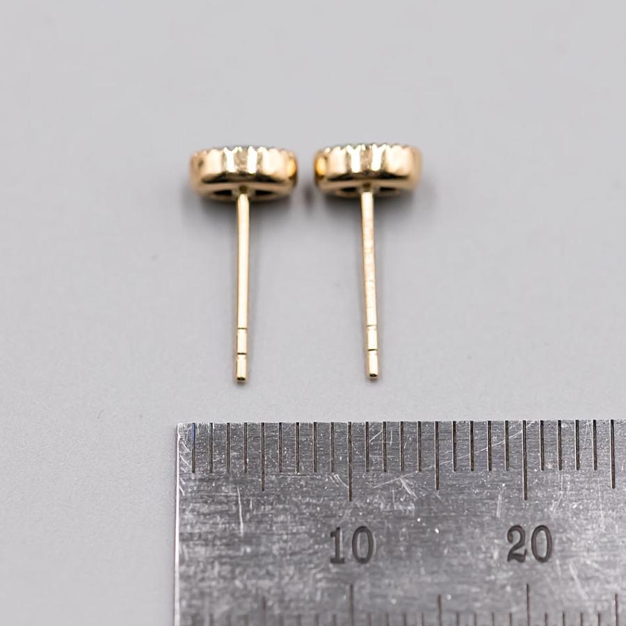 Minimalist Oval Doublet Opal Stud Earrings 18K Yellow Gold For Sale 1