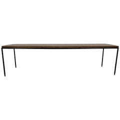 Minimalist Paul McCobb Iron and Wood Table or Bench
