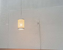 Minimalist Perforated Metal Pendant Lamp from Orno, Finland