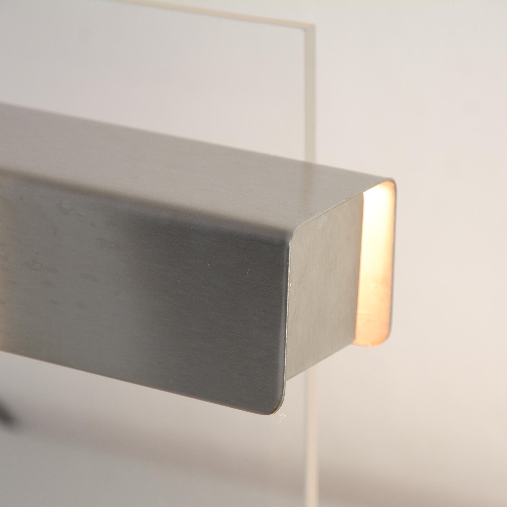 Plexiglass Minimalist Perspex Table Lamp by Christophe Gevers