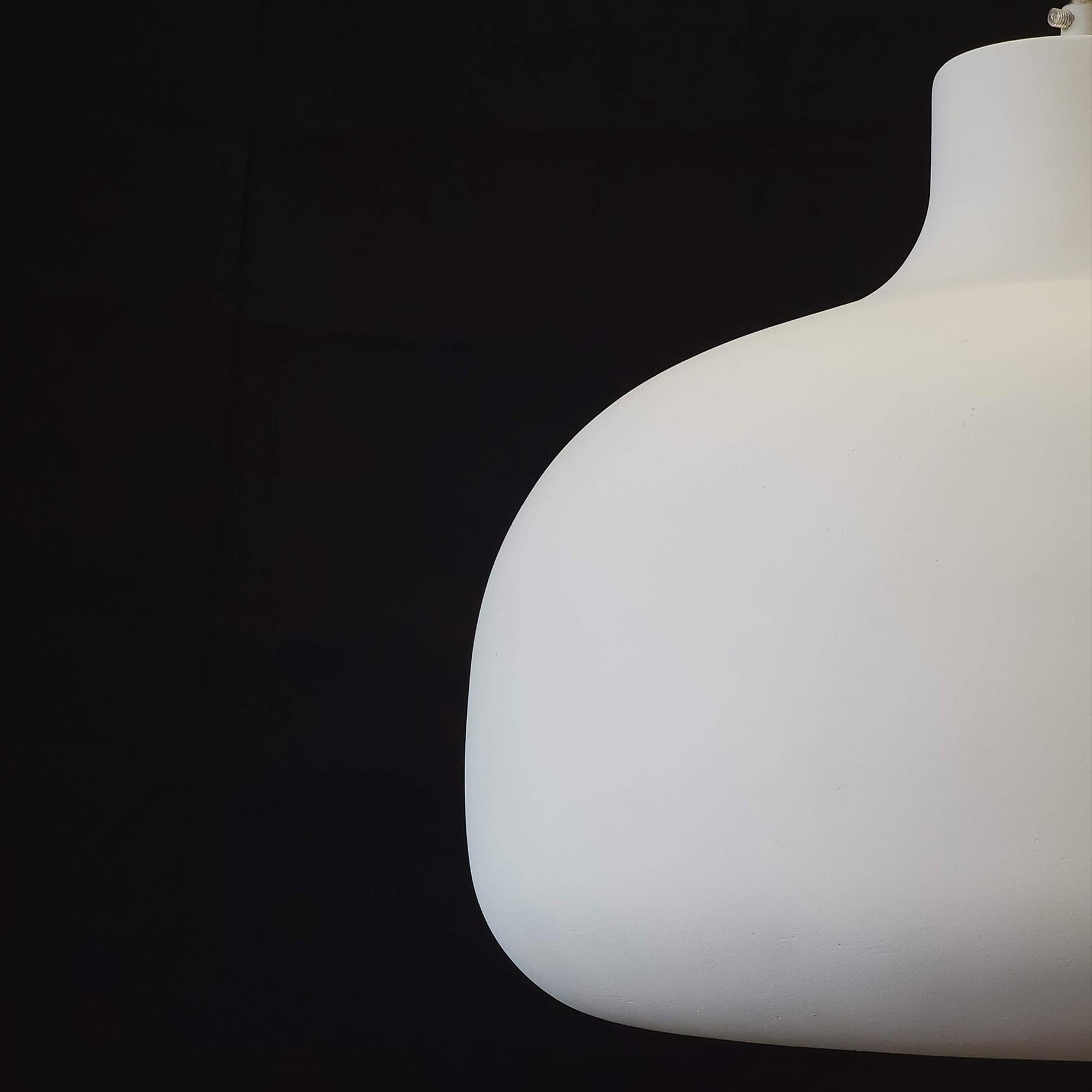 Modern Minimalist Plaster Pendant Light Fixture For Sale