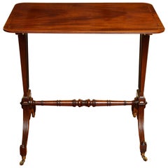 Minimalist Regency Mahogany & Ebonized Inlaid Writing Table English, circa 1800