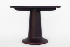 Modern Mexican Ebony Round Dining Table