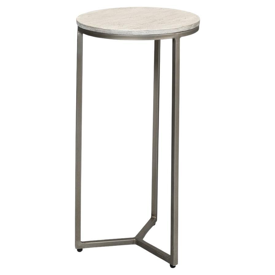 Minimalist Round Drinks Table For Sale