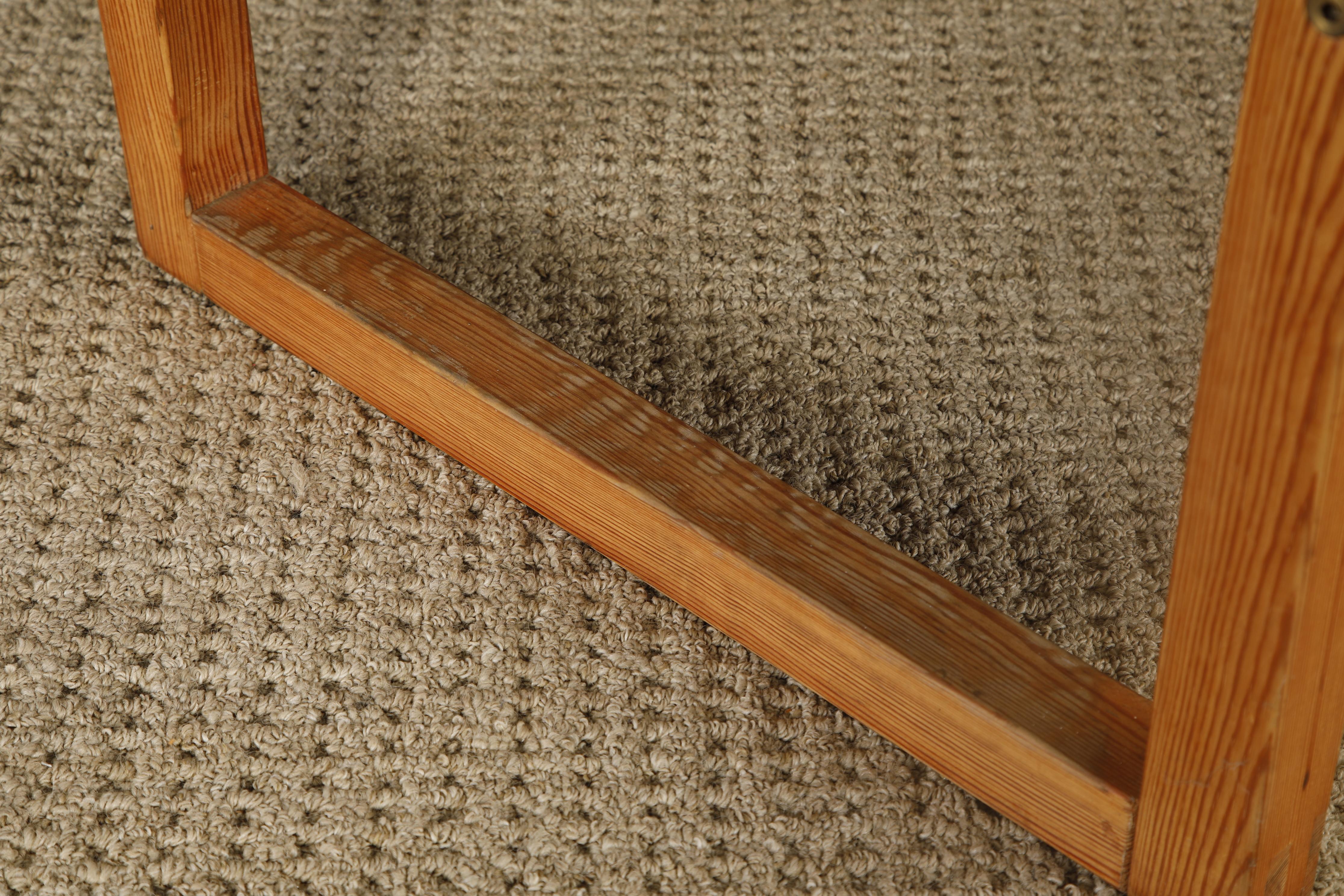 Minimalist Safari Sling Lounge Chair in Natural Canvas and Solid Wood, c 1970s For Sale 3