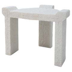 Minimalist Sculptural Stool by Maria Osminina