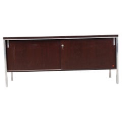 Buffet minimaliste en bois et en metal Part One Tecno 1970 Italia