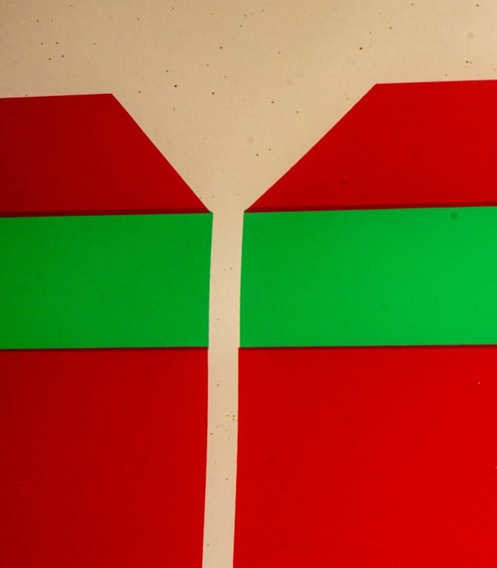 Minimaliste Lithographie minimaliste « Signs » en couleurs, 1969 en vente