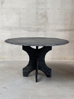 Minimalist Slate Table with Clean Lines and Timeless Design