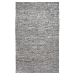 Minimalist Sleek Textured Hand Knotted Fine Wool Rug 13'10''x21'9''