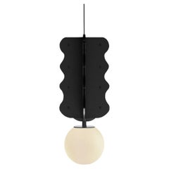 Minimalist Small Led Pendant Lamp Sculptural Geometric Art Object 310 x 110 mm