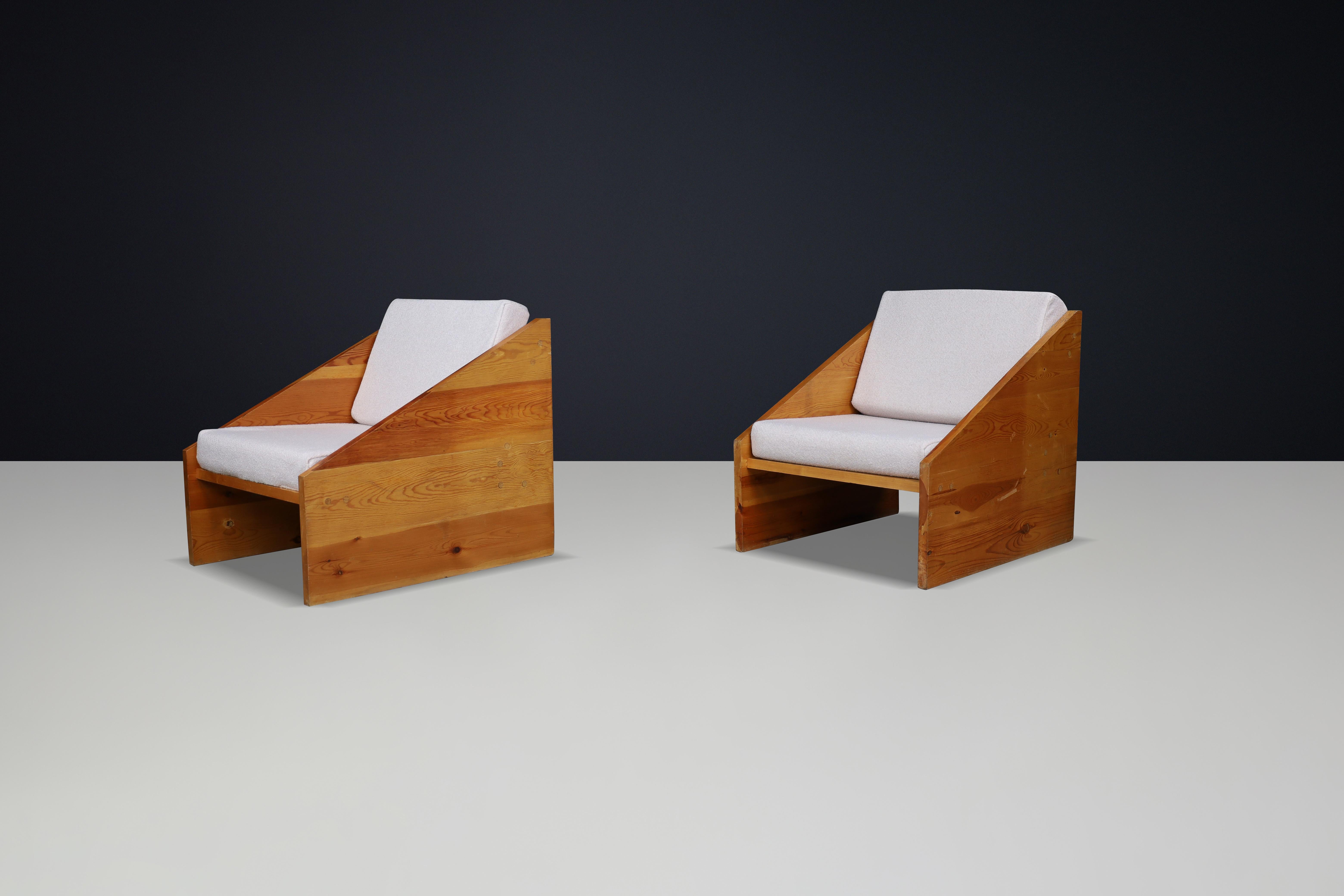 Moderne Chaises longues minimalistes d'Ibiza, Espagne, années 1960 en vente