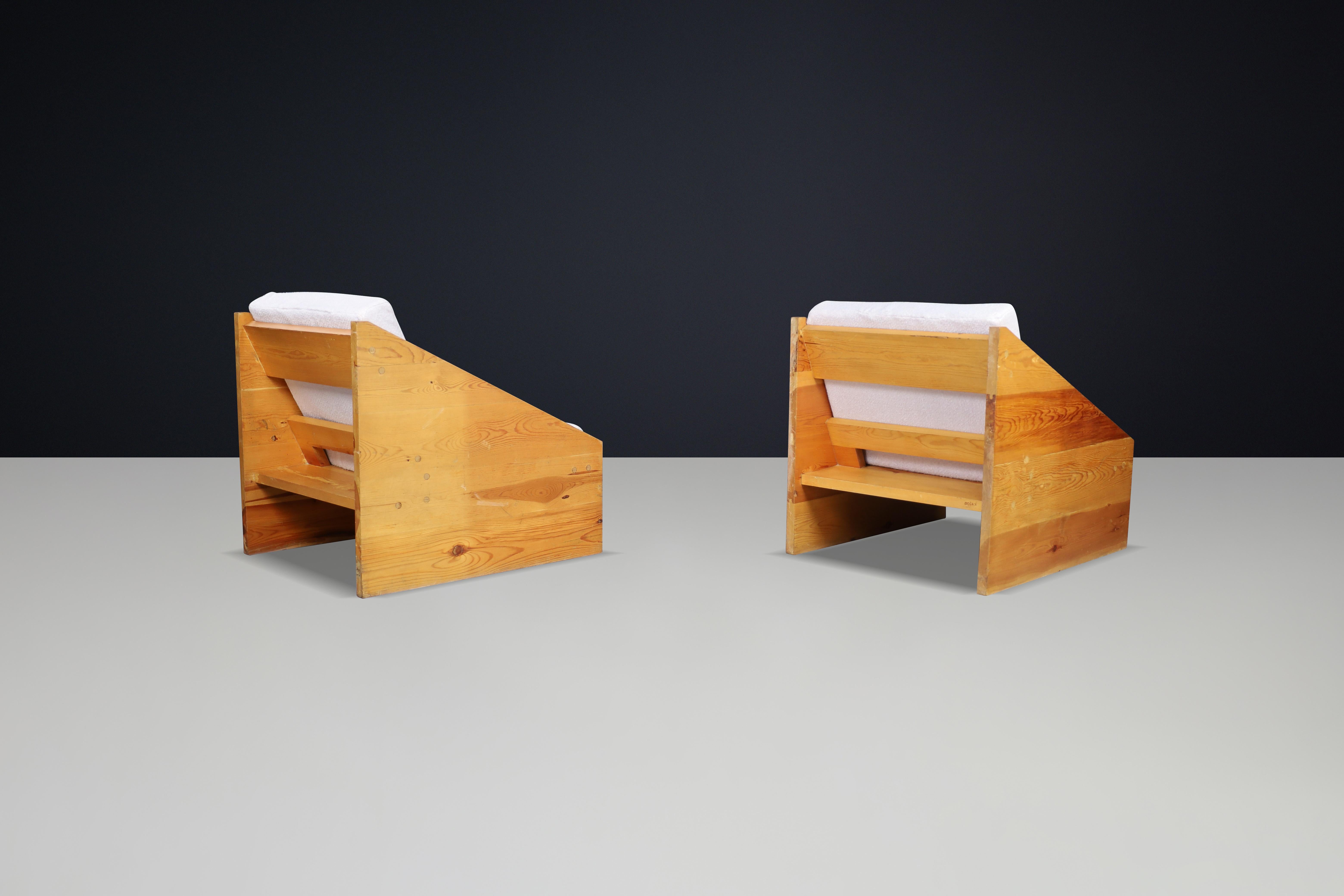 Espagnol Chaises longues minimalistes d'Ibiza, Espagne, années 1960 en vente