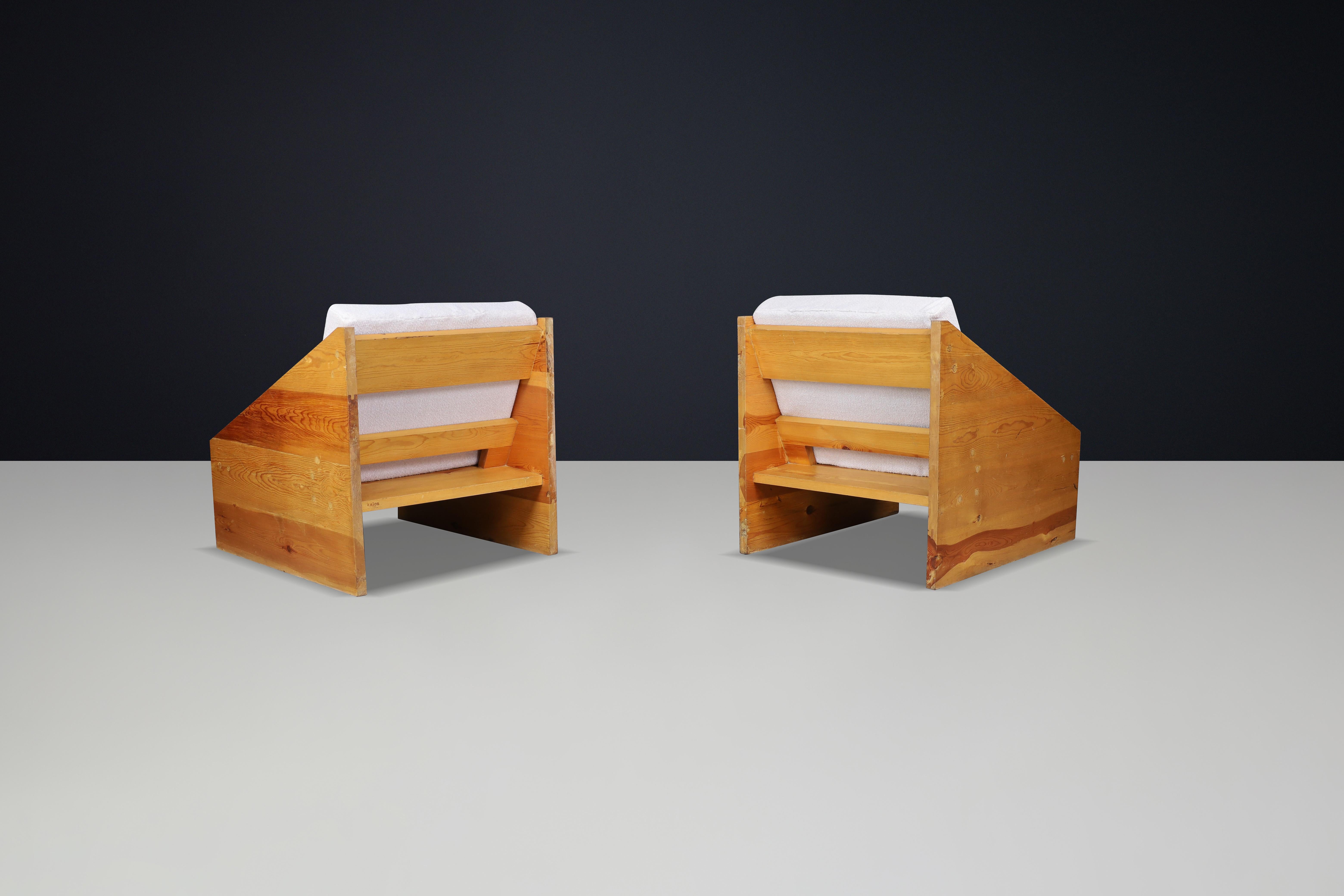 Milieu du XXe siècle Chaises longues minimalistes d'Ibiza, Espagne, années 1960 en vente