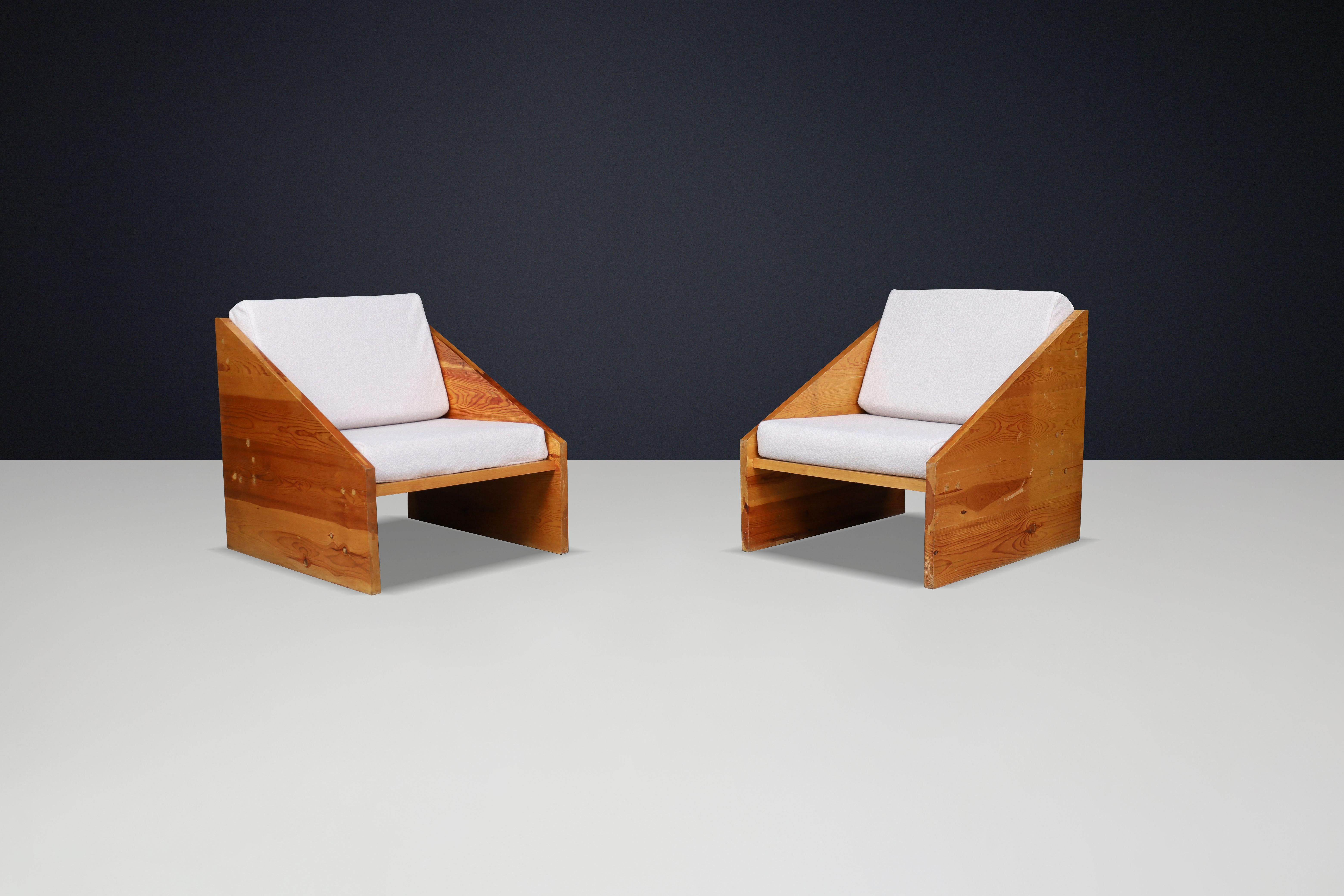 Chaises longues minimalistes d'Ibiza, Espagne, années 1960 en vente 2
