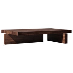 Tavolino minimalista in noce massiccio - Hari by Mokko