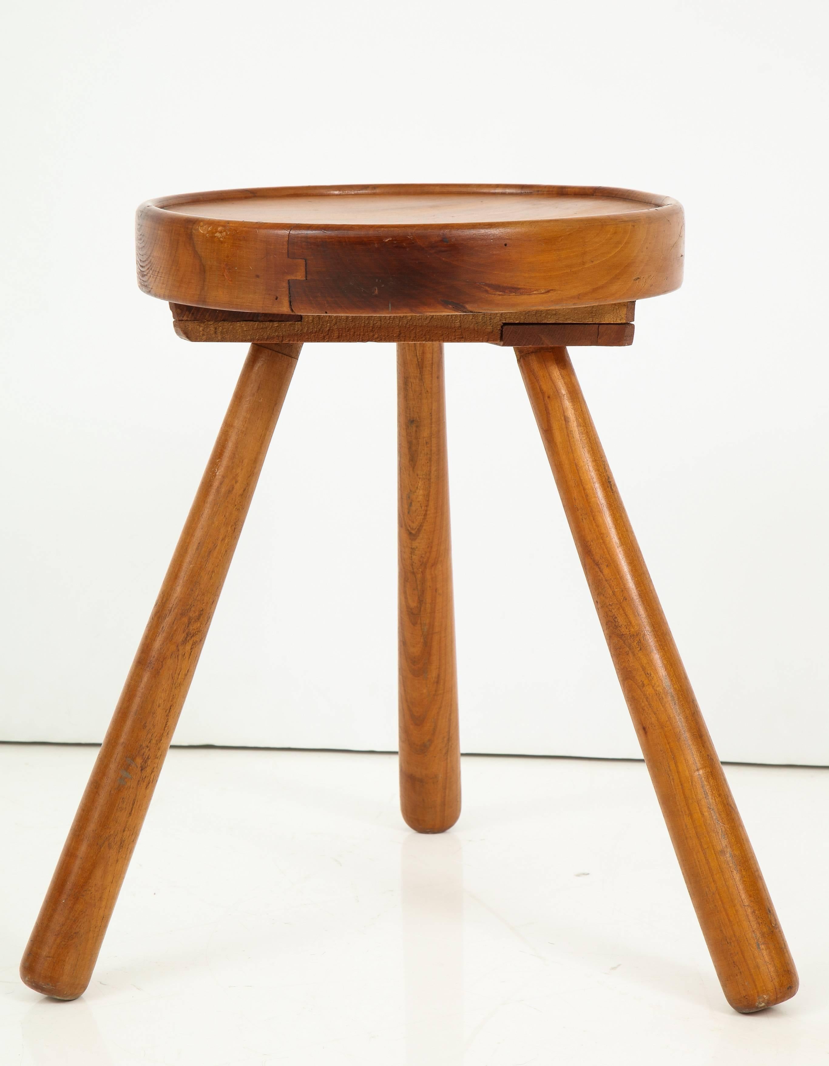 tripod wooden stool