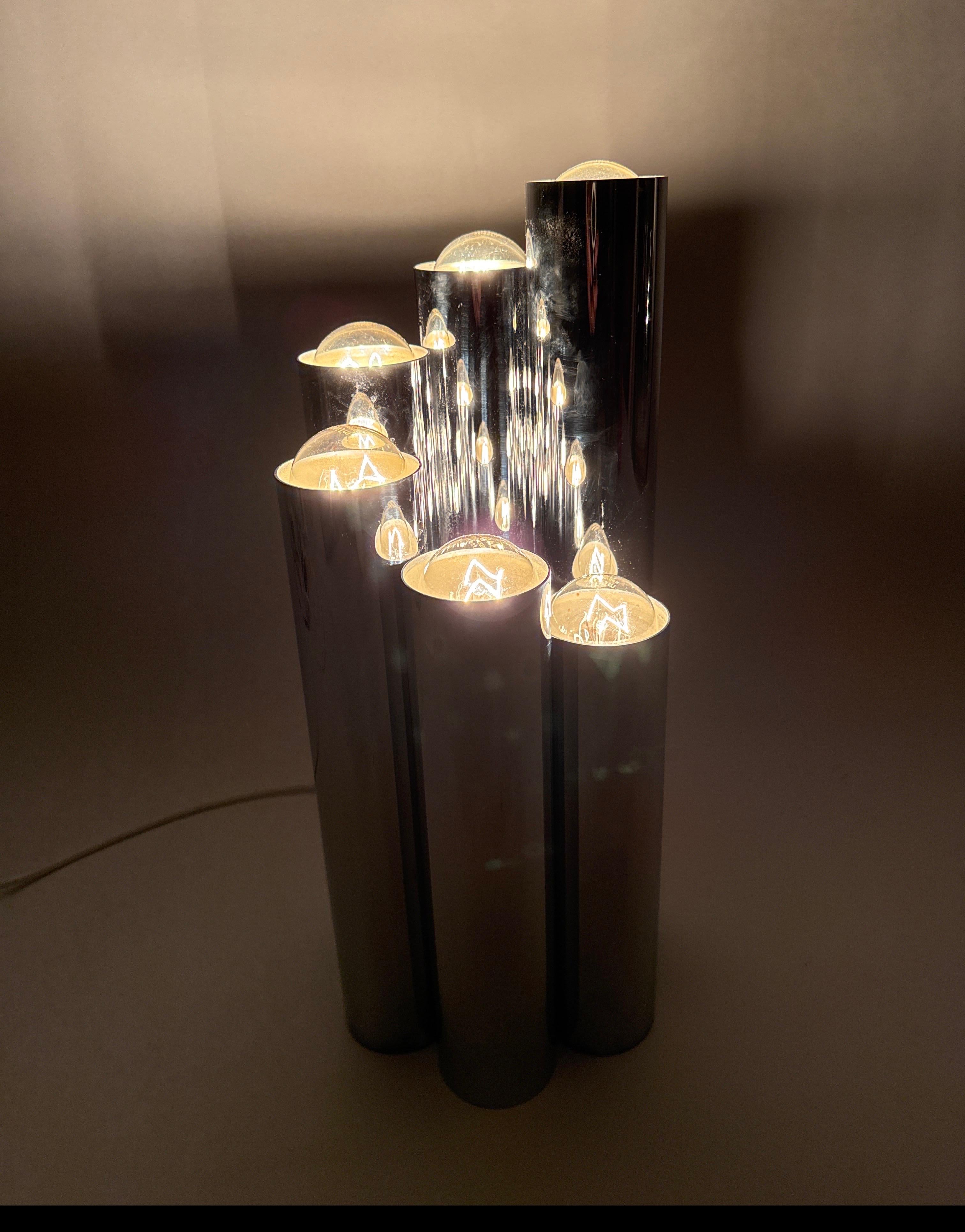 Lampe tube minimaliste de l'ère spatiale, Koch & Lowy, États-Unis, années 1960 en vente 1