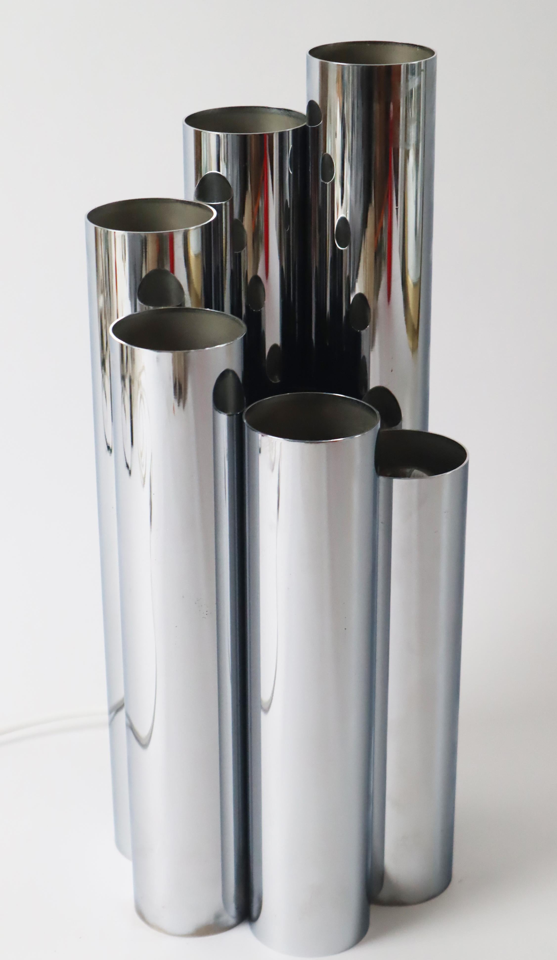 Lampe tube minimaliste de l'ère spatiale, Koch & Lowy, États-Unis, années 1960 en vente 11