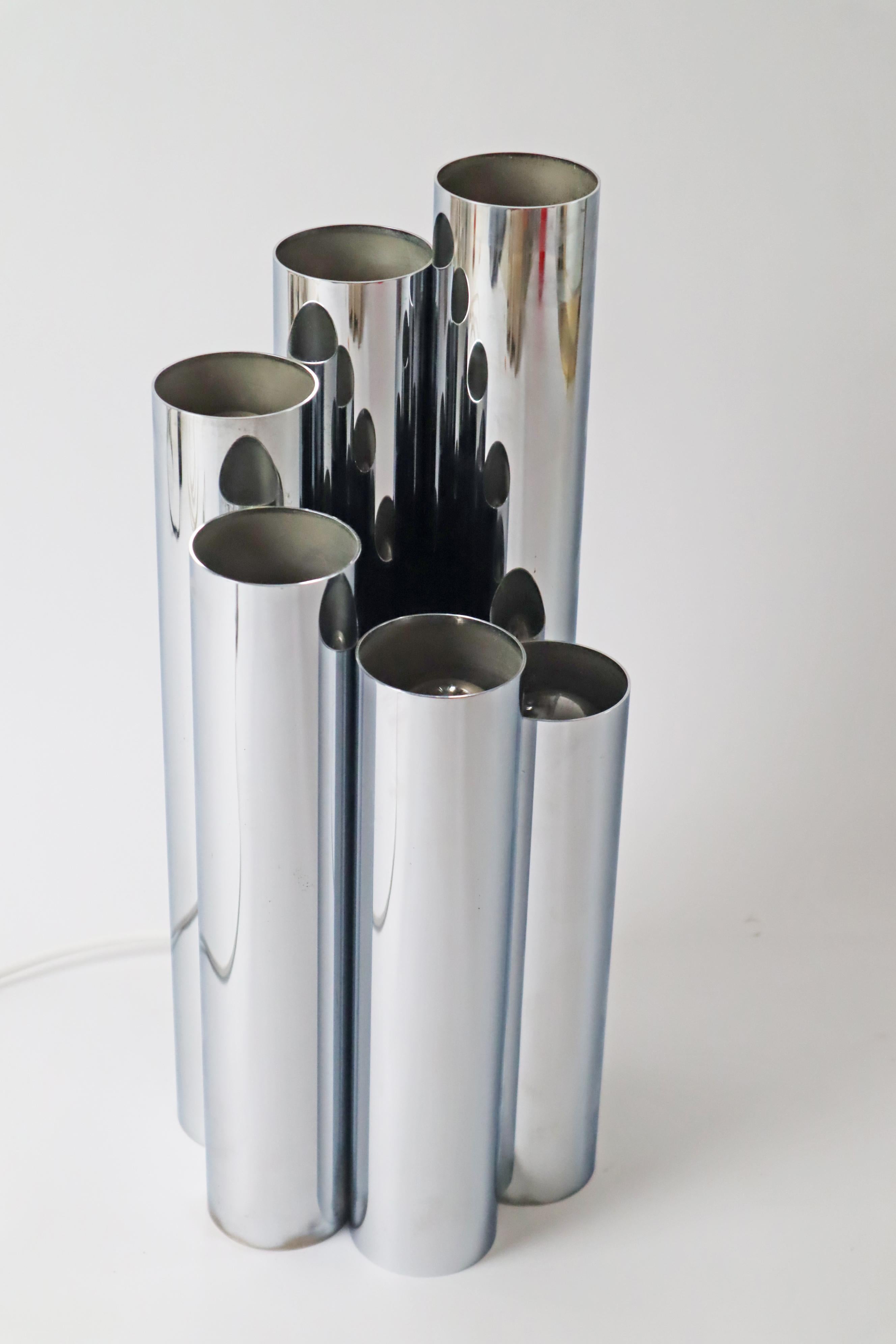 Lampe tube minimaliste de l'ère spatiale, Koch & Lowy, États-Unis, années 1960 en vente 12